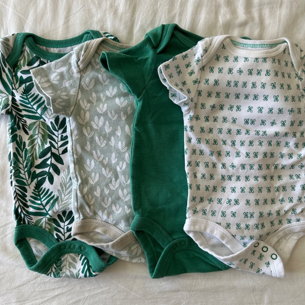 Cloud Island (Target) Onesies 0-3 mo